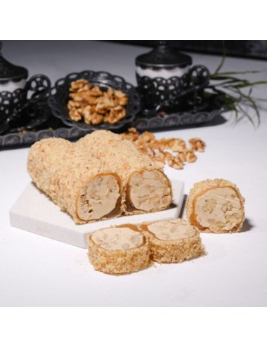 Cevizli Kremalı Sarma Lokum