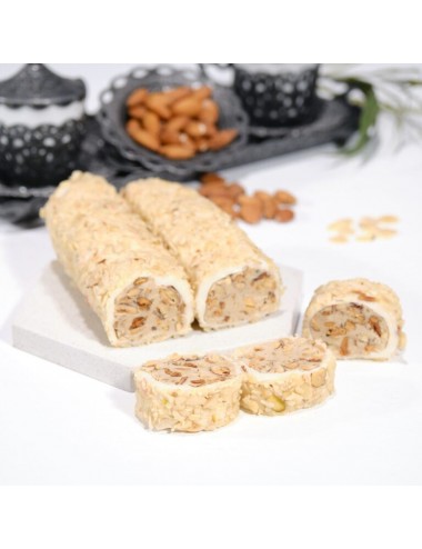 File Bademli Kremalı Sarma Lokum