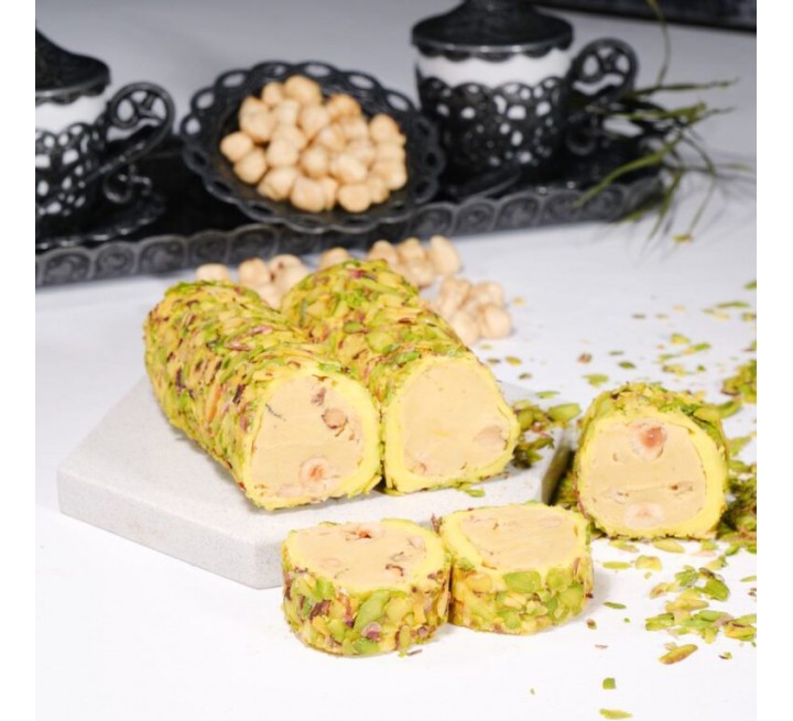 File Fıstıklı Muzlu Fındıklı Sarma Lokum