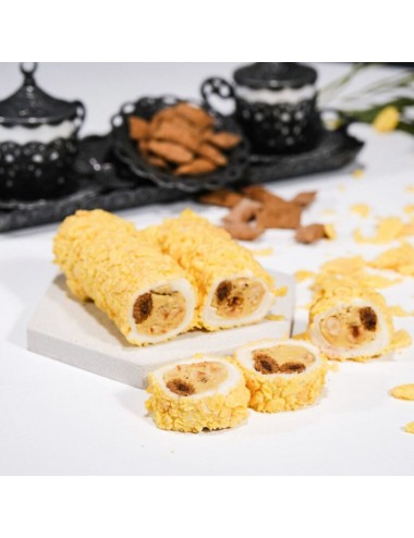 Gevrek Parçacıklı Fındıklı Kremalı Sarma Lokum