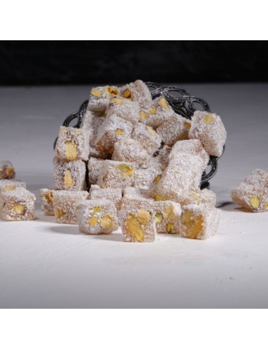 Hindistan Cevizli Antep Fıstıklı Duble Lokum