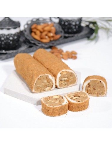 Lotus Kaplı Bademli Lotus Kremalı Sarma Lokum