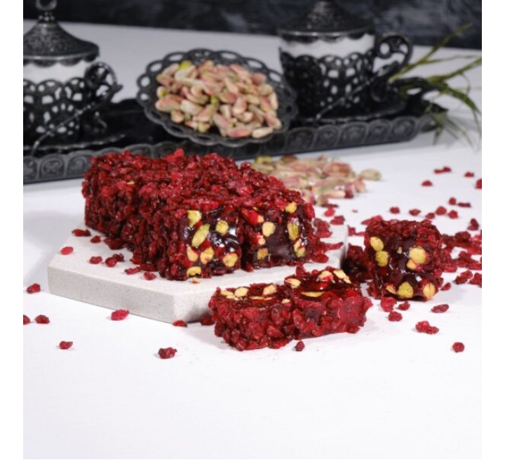 Zereçli Narlı Fıstıklı Fitil Lokum